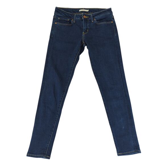Levi's 711 Skinny Jeans‎ Stretch Dark Wash Women's Size 28 - Picture 1 of 8